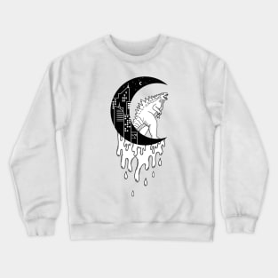 Godzilla Moon Crewneck Sweatshirt